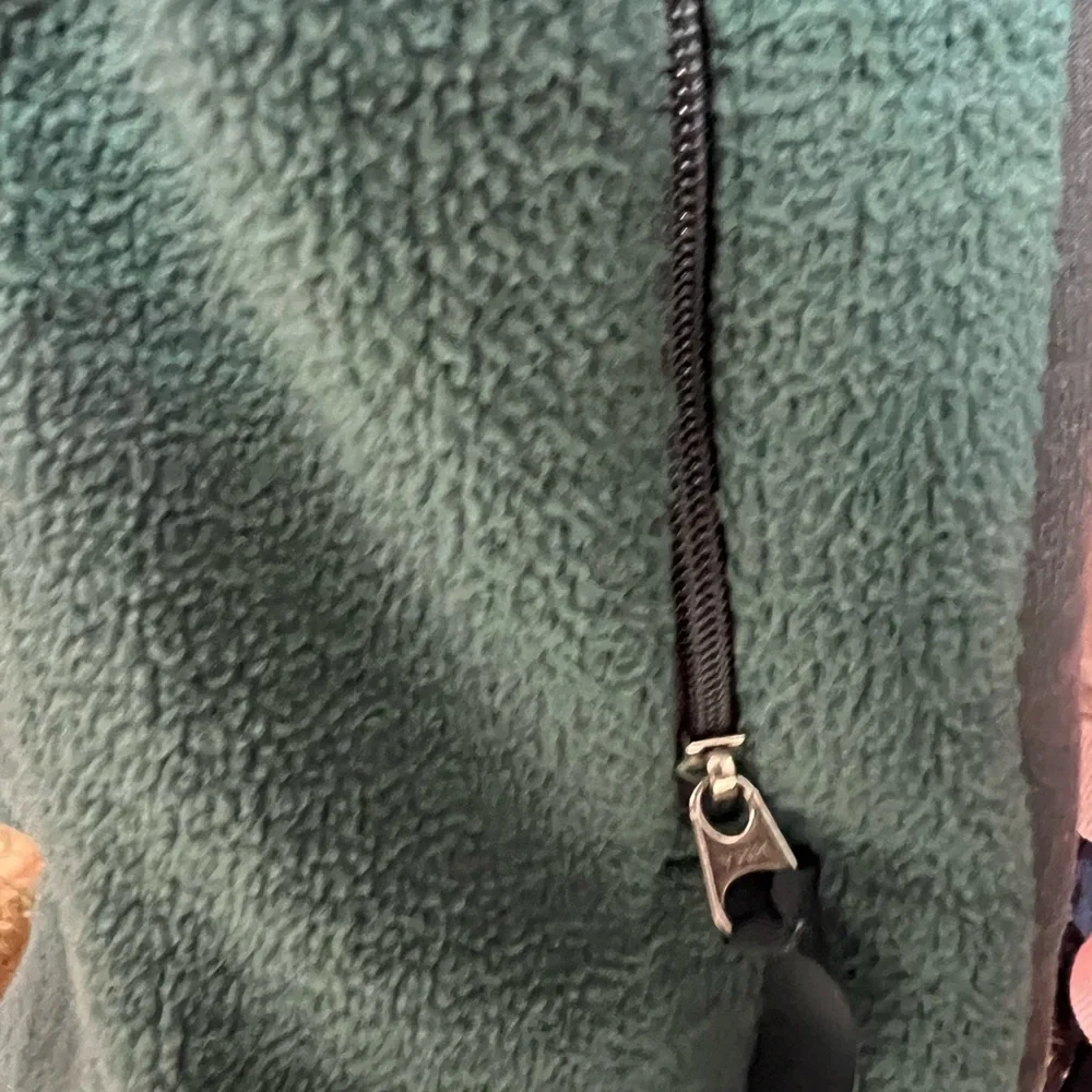 Patagonia Sage‎ Green Fleece Utility Jacket - Picture 6 of 10